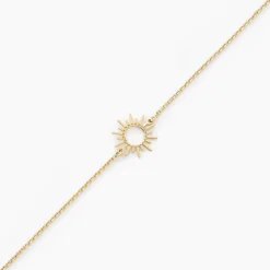 Bracelet Soleil Eternel Or Jaune