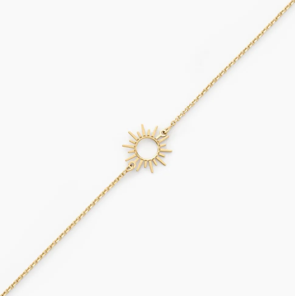 Bracelet Soleil Eternel Or Jaune