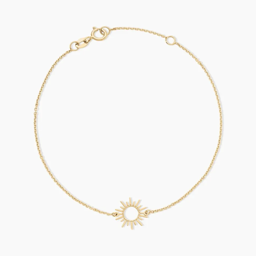 Bracelet Soleil Eternel Or Jaune