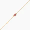 Bracelet Soraya Coeur Or Jaune