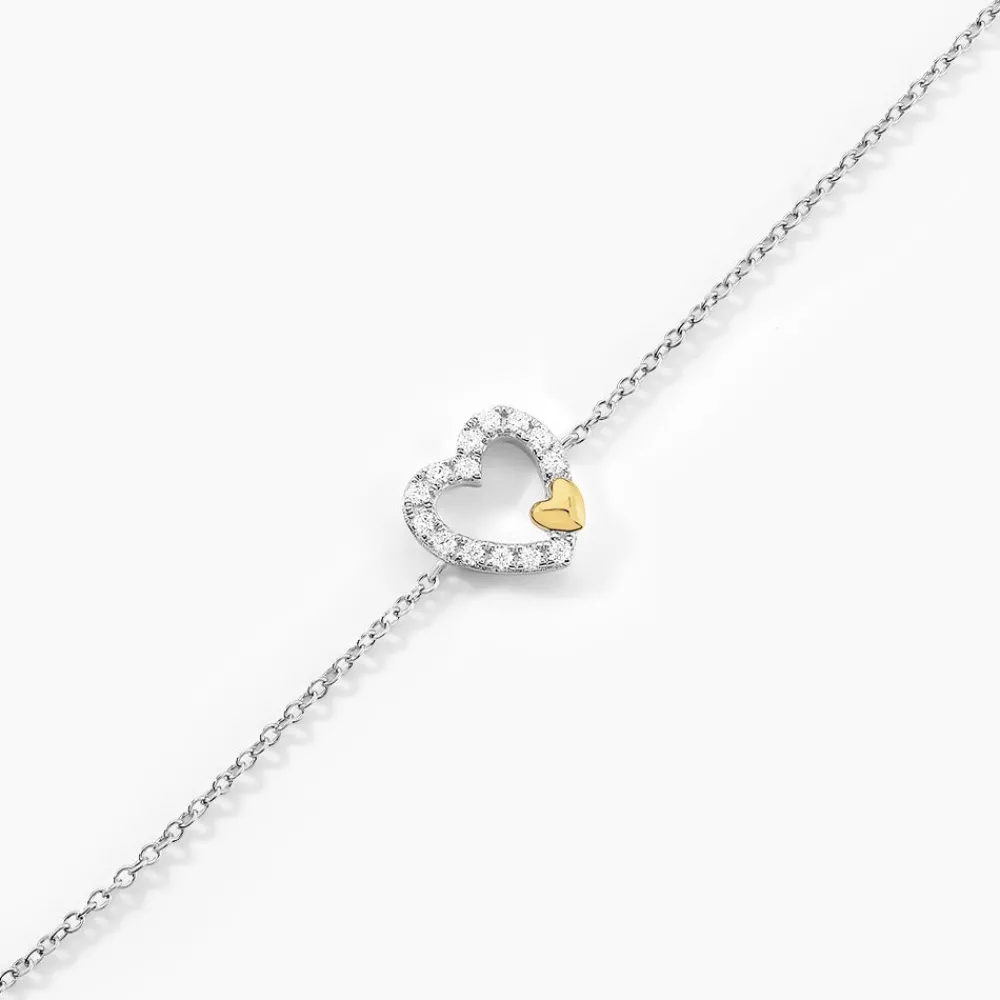 Bracelet Sorya Or Jaune Argent Blanc Oxyde De Zirconium|Marc Orian