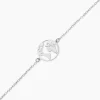Bracelet Soukaina Argent Blanc