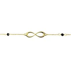 Bracelet Spya Infini Or Jaune Spinelle