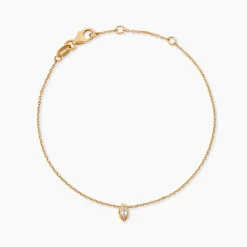 Bracelet Steffie Plaqué Or Jaune Oxyde De Zirconium|Marc Orian New