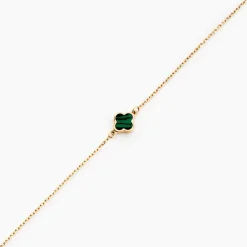 Bracelet Stellya Or Jaune Malachite
