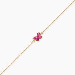 Bracelet Sulivia Papillon Or Jaune