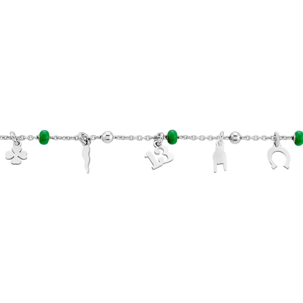 Bracelet Suzanna Argent Blanc