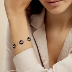 Bracelet Suzanne Argent Blanc Céramique Et Oxyde De Zirconium|Marc Orian