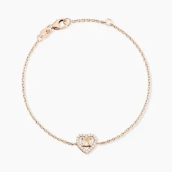 Bracelet Suzon Argent Rose Oxyde De Zirconium|Marc Orian Online