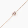 Bracelet Suzon Argent Rose Oxyde De Zirconium