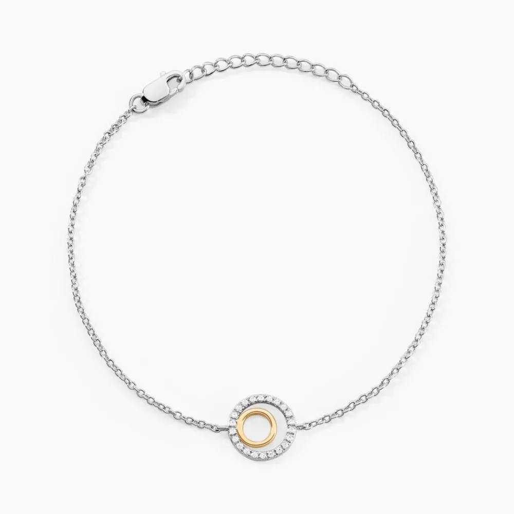 Bracelet Swane Or Jaune Argent Blanc Oxyde De Zirconium|Marc Orian Discount