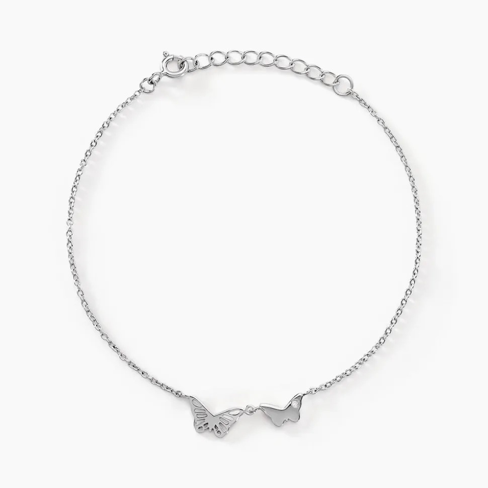 Bracelet Thecla Argent Blanc Oxyde De Zirconium