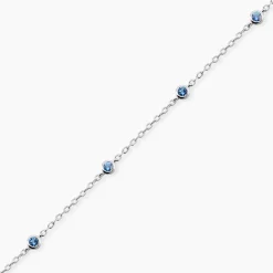 Bracelet Thesee Argent Blanc Oxyde De Zirconium
