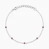 Bracelet Thesee Argent Blanc Oxyde De Zirconium