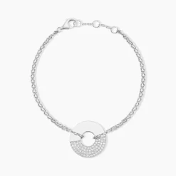 Bracelet Thémis Argent Blanc Oxyde De Zirconium