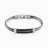 Bracelet Tobby Acier Blanc Cristal
