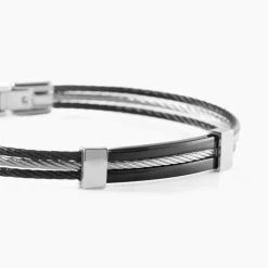 Bracelet Tobby Acier Blanc Cristal