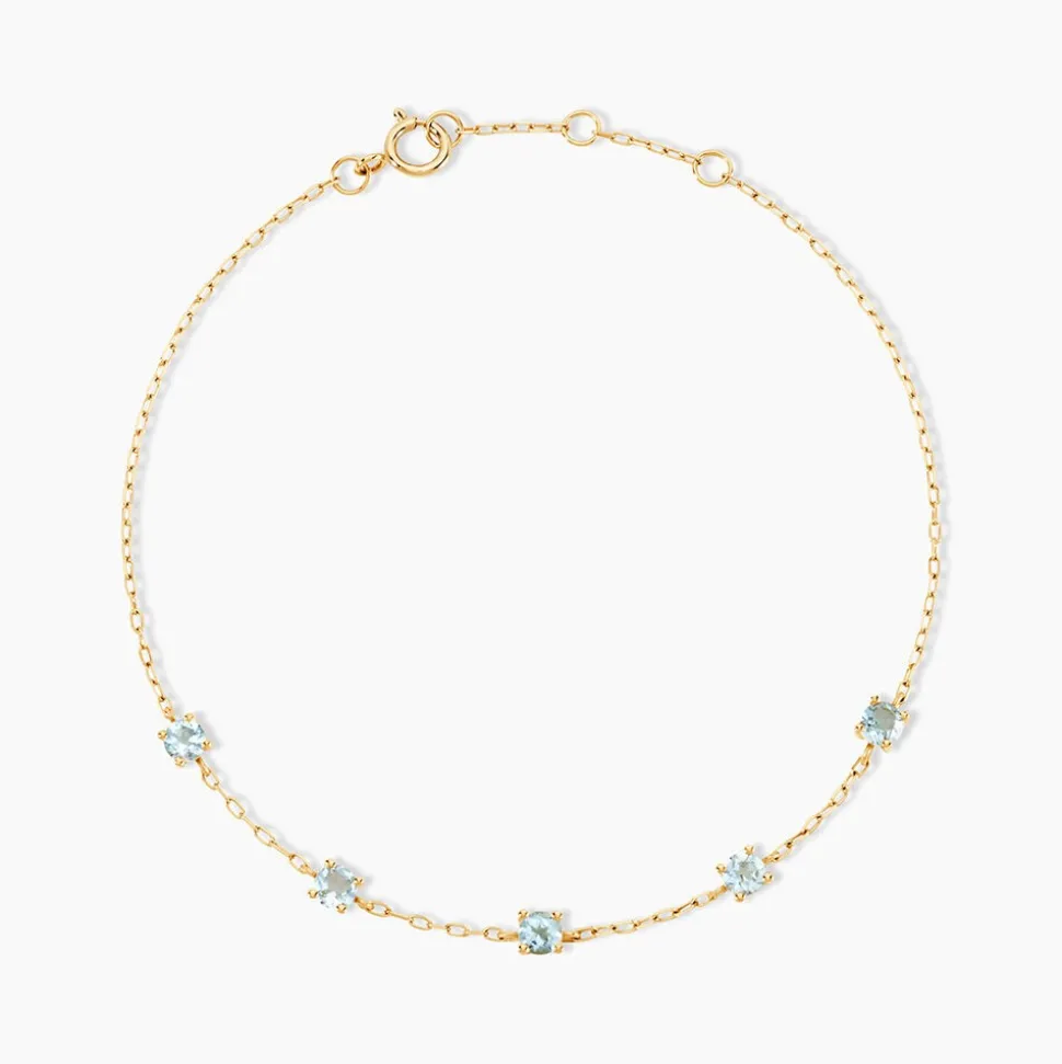 Bracelet Veasna Or Jaune Topaze