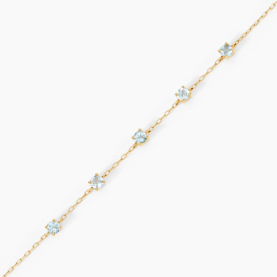 Bracelet Veasna Or Jaune Topaze