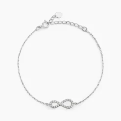 Bracelet Veda Argent Blanc Oxyde De Zirconium