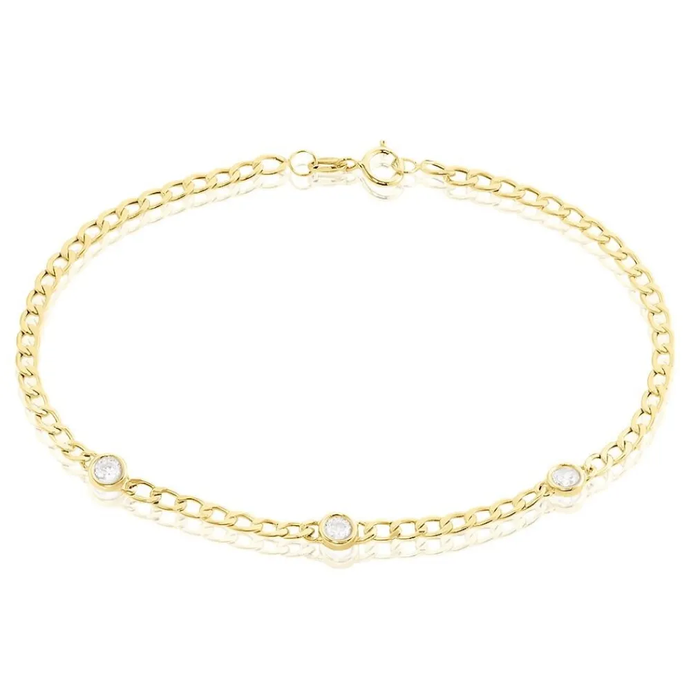 Bracelet Vienne Or Jaune Oxyde De Zirconium|Marc Orian