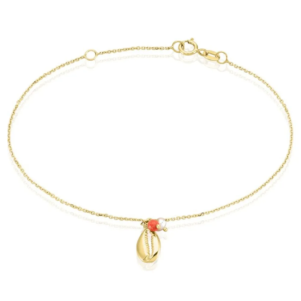 Bracelet Vitamin Sea Or Jaune Perle De Culture Corail|Marc Orian Best