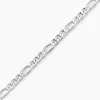 Bracelet Vivian Maille Alternee 1/3 Argent Blanc