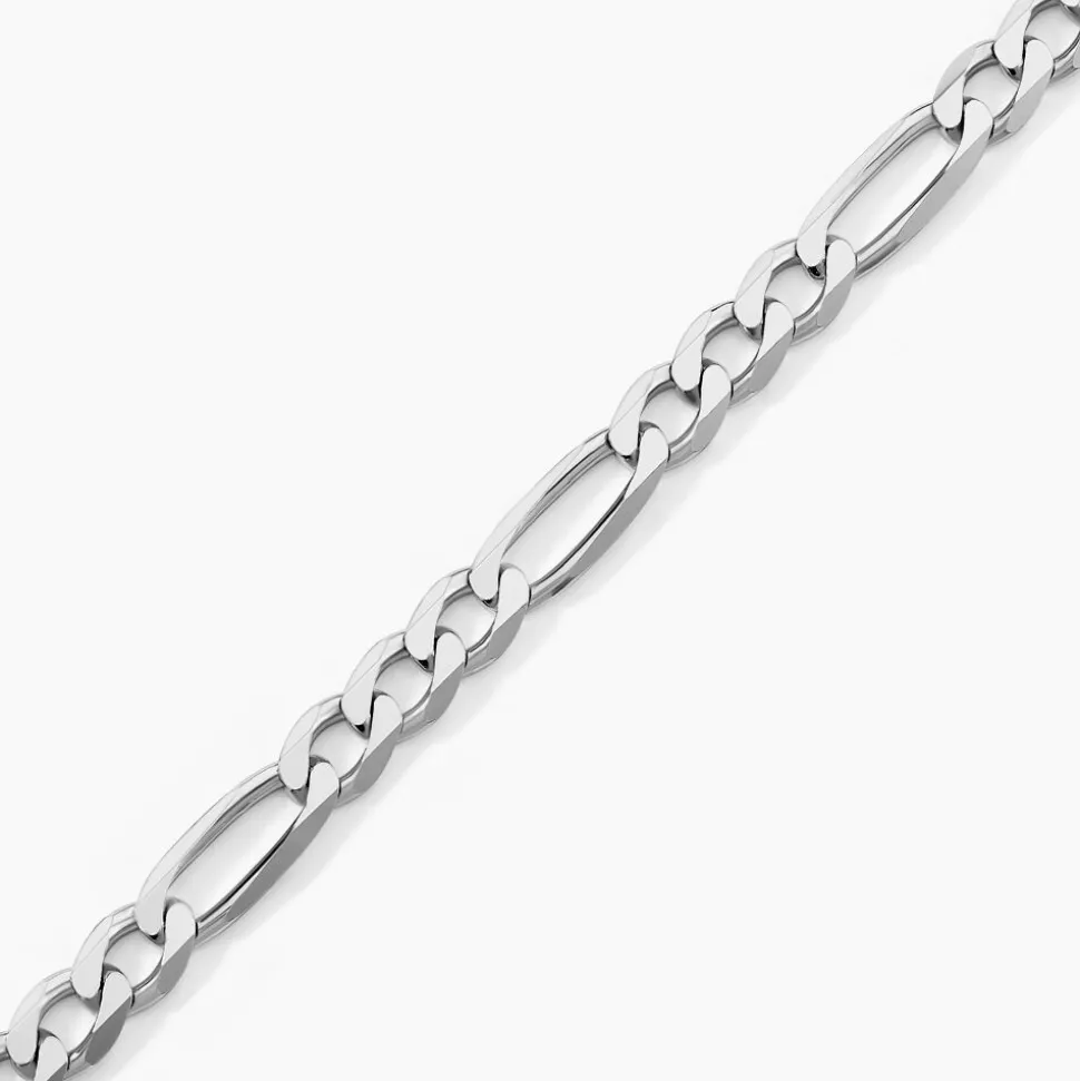Bracelet Vivian Maille Alternee 1/3 Argent Blanc