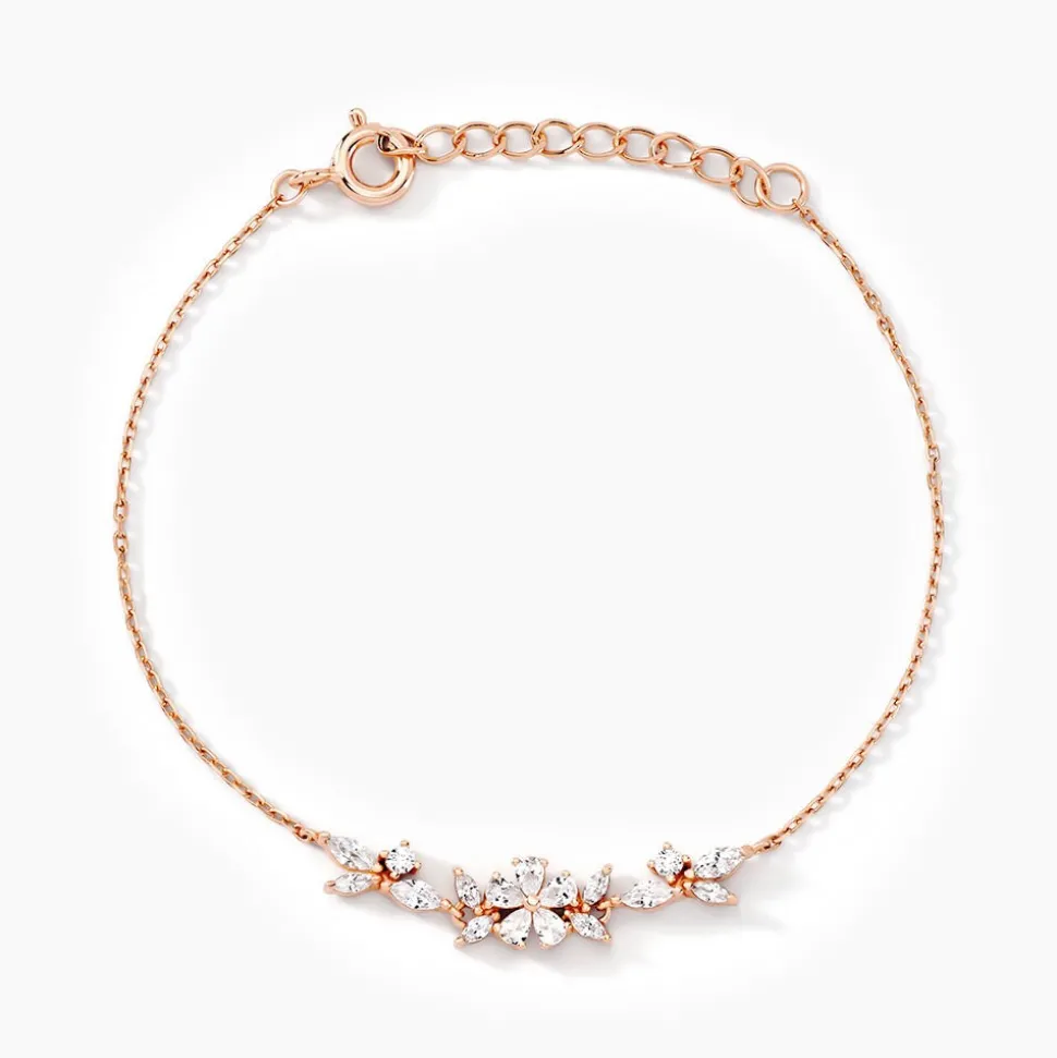 Bracelet Wanda Argent Rose Oxyde De Zirconium