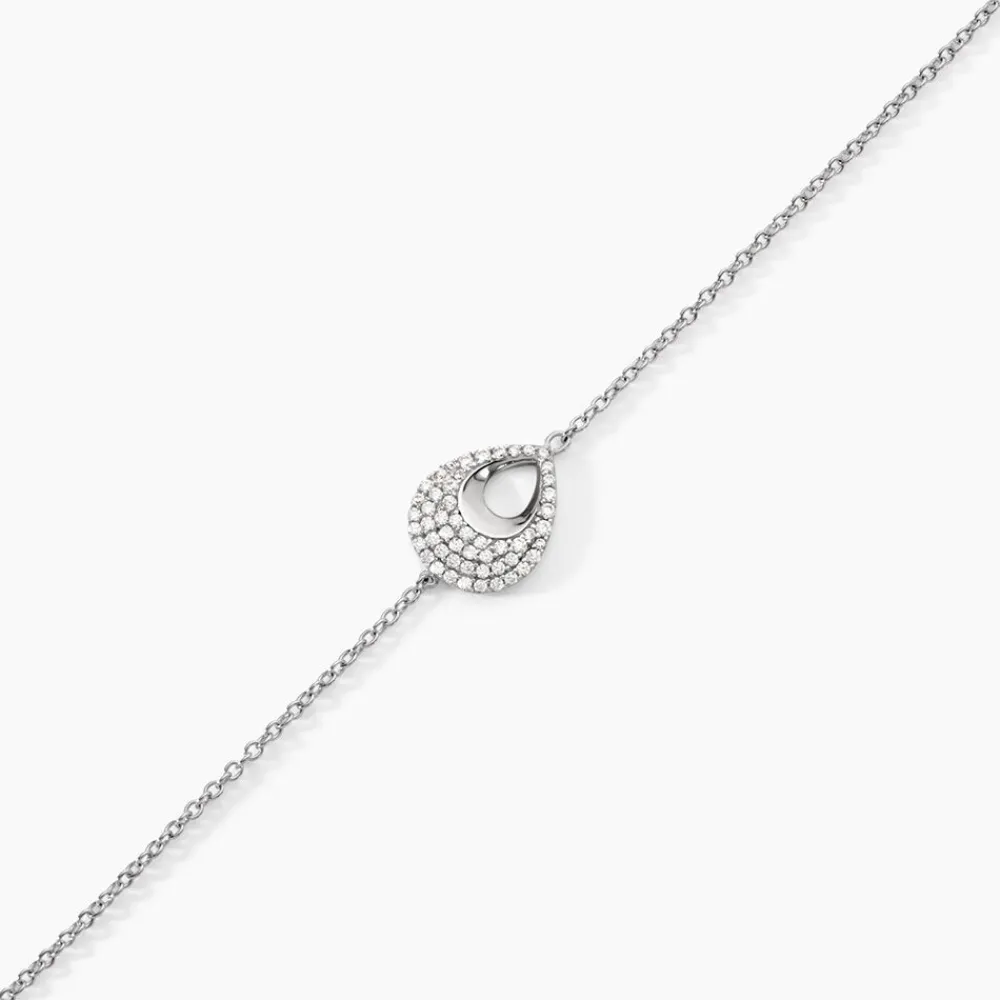 Bracelet Zalia Argent Blanc Oxyde De Zirconium|Marc Orian Outlet