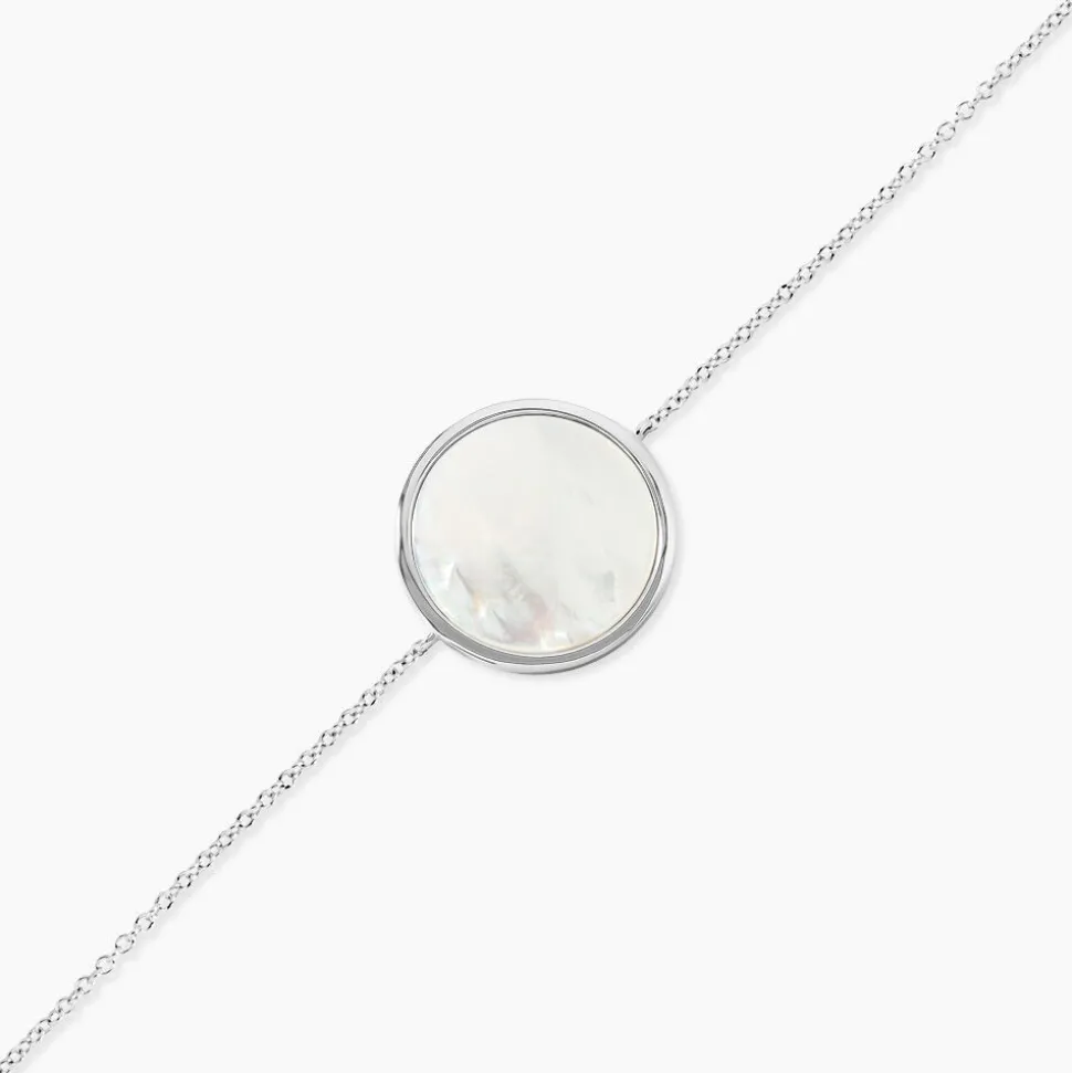 Bracelet Zealie Argent Blanc Nacre