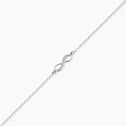 Bracelet Zelma Argent Blanc