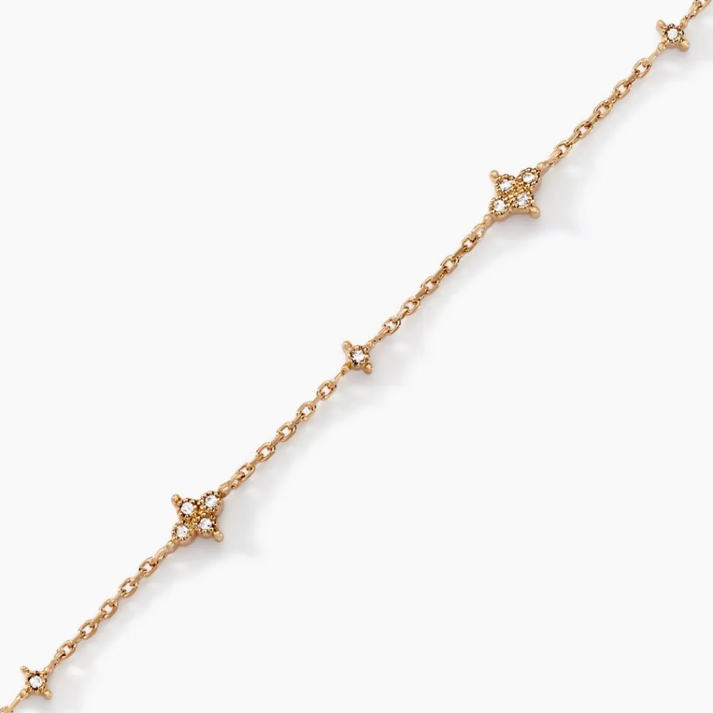 Bracelet Ziha Plaqué Or Jaune Oxyde De Zirconium|Marc Orian Clearance