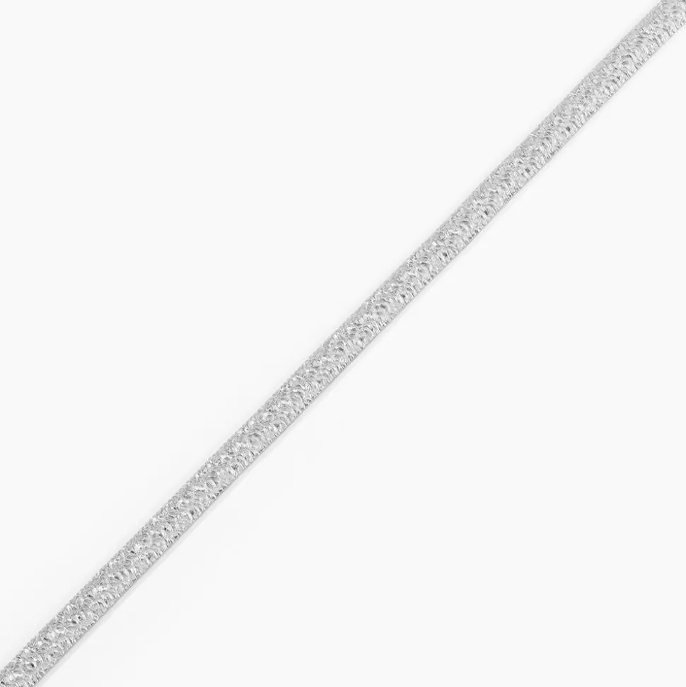 Bracelet Zoubeida Argent Blanc