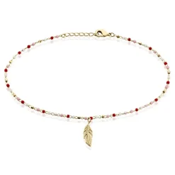 Chaine De Cheville Plaqué Or Jaune Mica Perles De Miyuki|Marc Orian