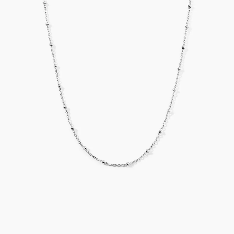Chaine Kathi Argent Blanc