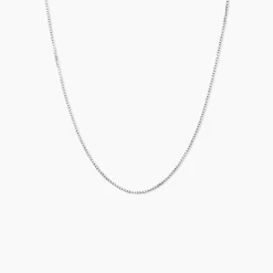 Chaîne Alyze Argent Blanc