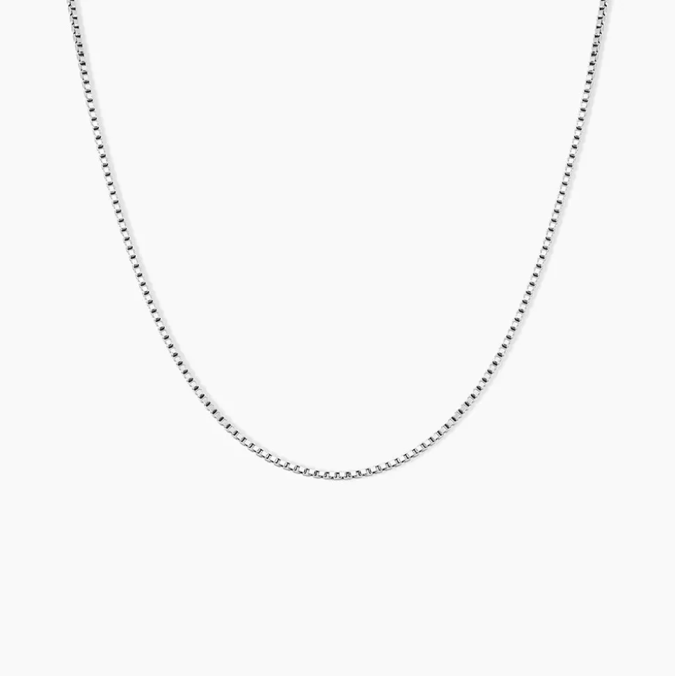 Chaîne Alyze Argent Blanc