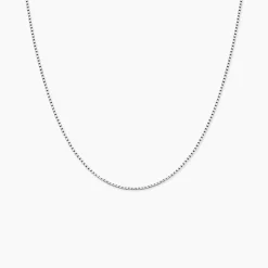Chaîne Alyze Argent Blanc
