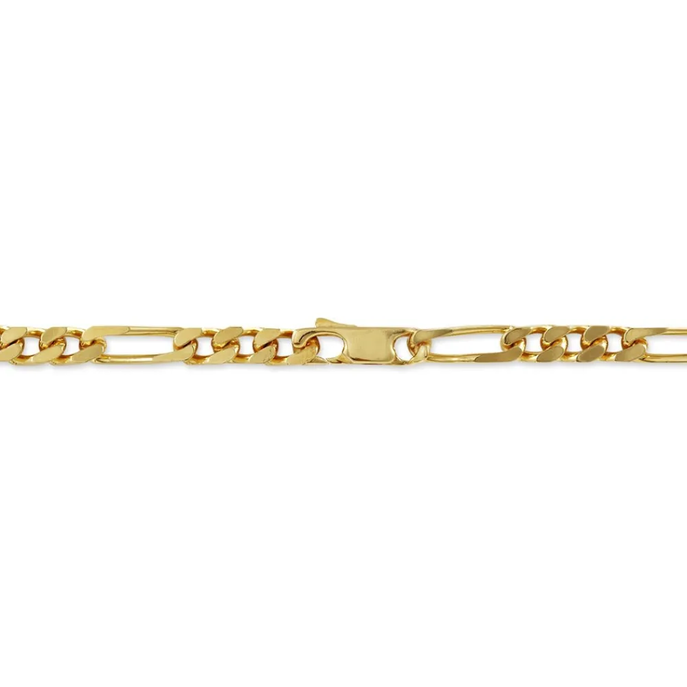 Chaîne Bixente Maille Alternee 1/3 Plaqué Or Jaune|Marc Orian Online