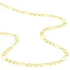 Chaîne Cameo Maille Alternee 1/3 Or Jaune