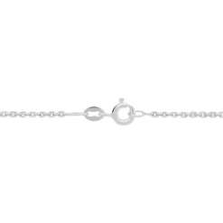 Chaîne Claudine Maille Forçat Argent Blanc
