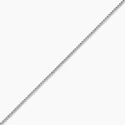 Chaîne Clementine Argent Blanc