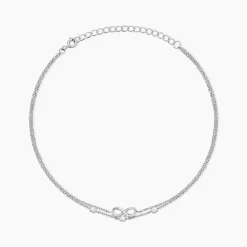 Chaîne De Cheville Aurelio Argent Blanc Oxyde De Zirconium|Marc Orian Sale