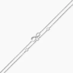 Chaîne De Cheville Aurelio Argent Blanc Oxyde De Zirconium|Marc Orian Sale