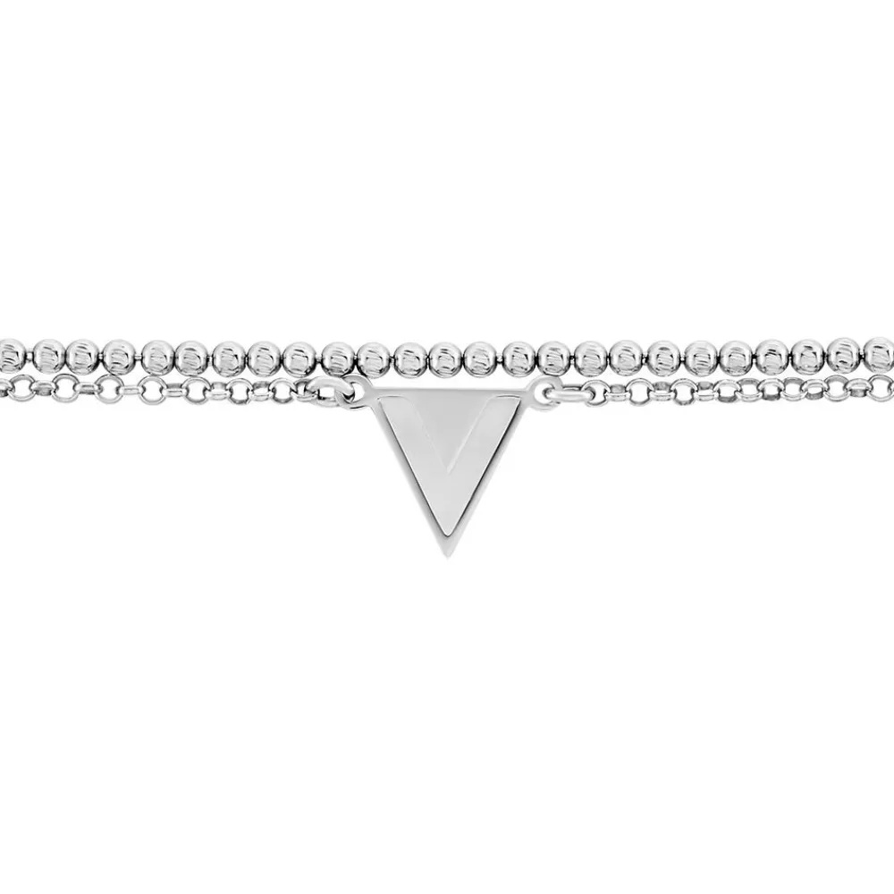 Chaîne De Cheville Azza Argent Blanc|Marc Orian Online