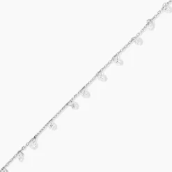 Chaîne De Cheville Carolaine Argent Blanc Oxyde De Zirconium|Marc Orian Sale