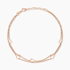 Chaîne De Cheville Daria Argent Rose|Marc Orian Hot
