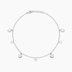 Chaîne De Cheville Delarie Argent Blanc Oxyde De Zirconium|Marc Orian Outlet