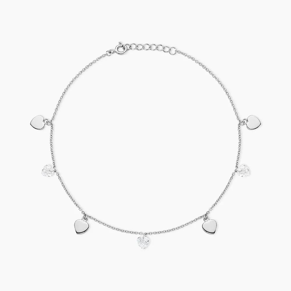 Chaîne De Cheville Delarie Argent Blanc Oxyde De Zirconium|Marc Orian Outlet